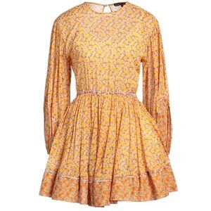 MAJE Floral Print Mini Romper